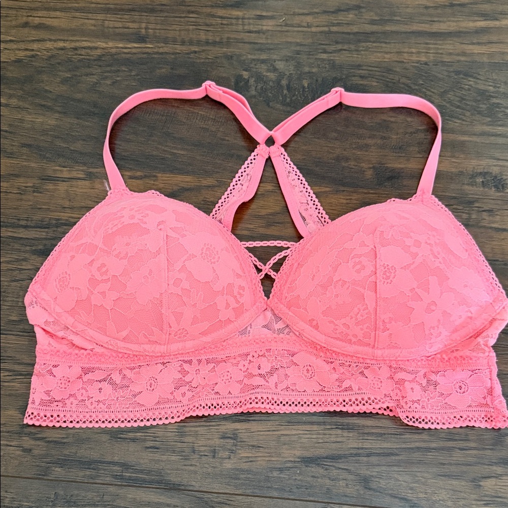 Victoria Secret Lace Bralette in Pink